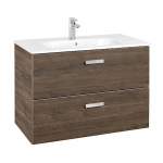 ROCA VICTORIA BASIC тумба с умывальником 80см, цвет кедр