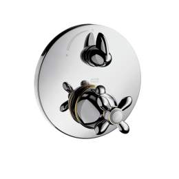 Термостат с запорным вентелем Hansgrohe AXOR CARLTON 17705090