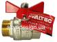 Кран шаровой valtec base VALTEC BASE ручка бабочка 1" вн.-нар. VT.218.N.06