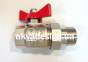 Кран шаровой Valtec BASE с полусгоном  3/4" внутр.-наруж.  VT.227.N.05