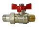 Кран-американка шаровой прямой 1/2" НН Bianchi (421)