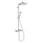 HANSGROHE CROMETTA E 240 1jet Showerpipe душевая система с термостатом, хром(27271000)