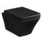 VOLLE TEO black унитаз 53*35,5*40см подвесной в комплекте с сиденьем slow-closing(13-88-422black)
