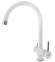 Смеситель для кухни Fabiano FKM 31.5 S/Steel Alpine White