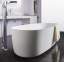 Ванна 168*80*53см отдельностоящая каменная Solid surface(12-40-036)